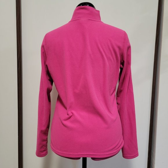 The North Face TKA 100 Pink 1/4 Zip Fleece Pullover Women's Size Small S - Picture 4 of 7